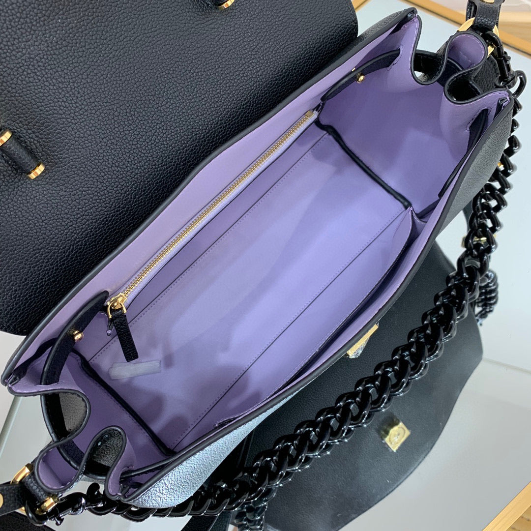 Versace DBFI038 La Medusa Large Handbag 1038 Black