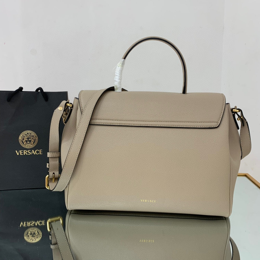Versace DBFI038 La Medusa Large Handbag 1038 Gray