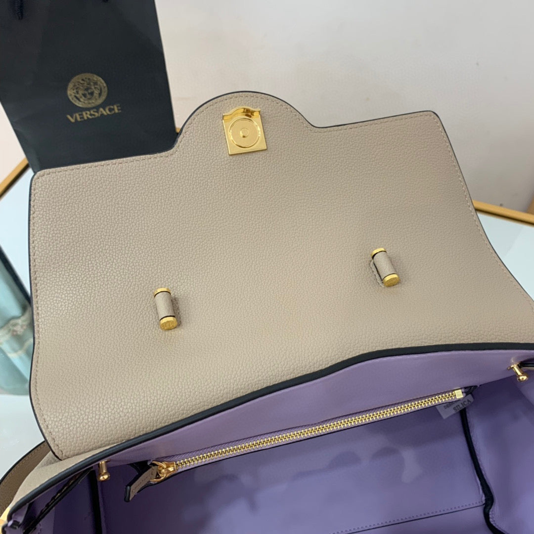 Versace DBFI038 La Medusa Large Handbag 1038 Gray - Default Title - View 6