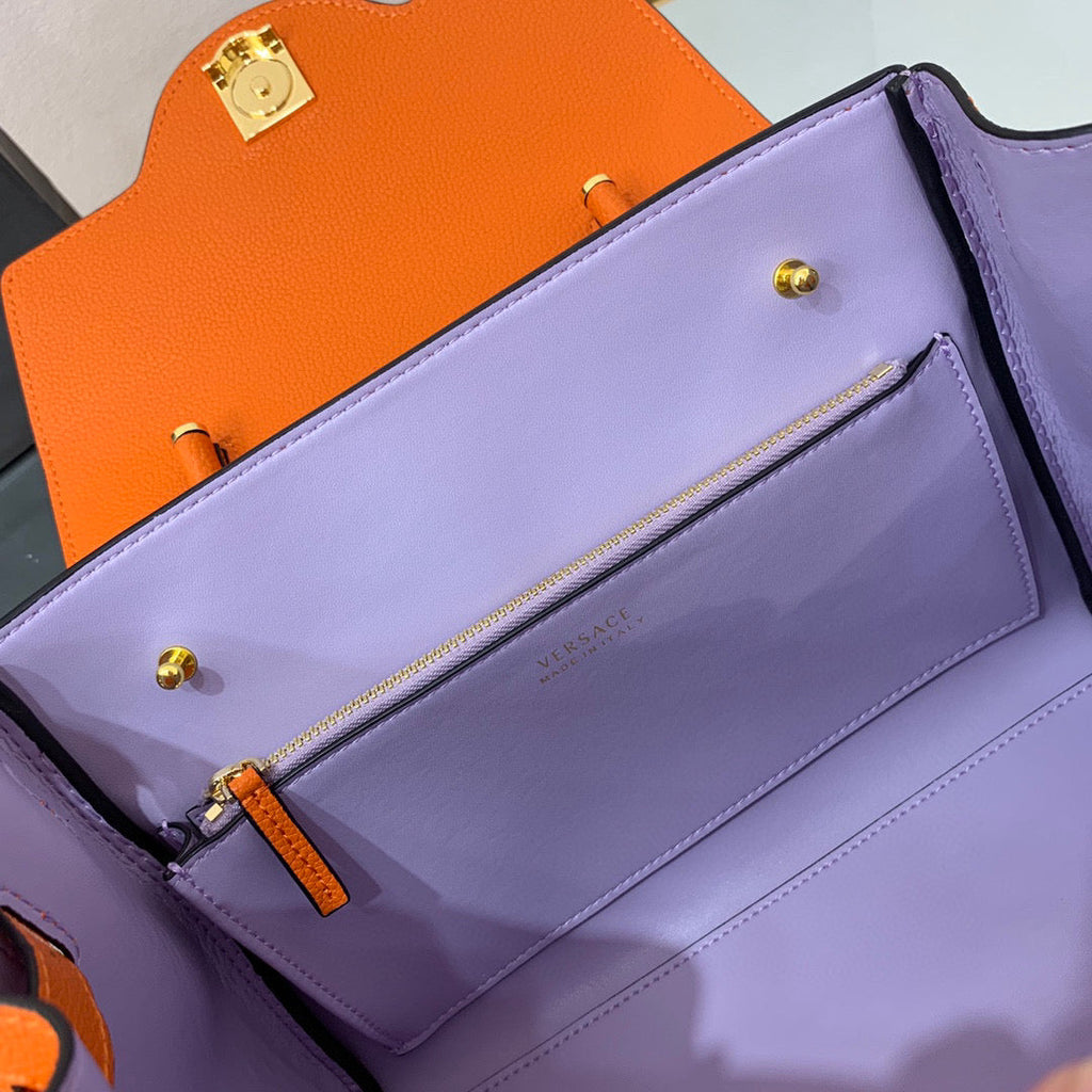 Versace DBFI039 La Medusa Medium Handbag 1039 Orange
