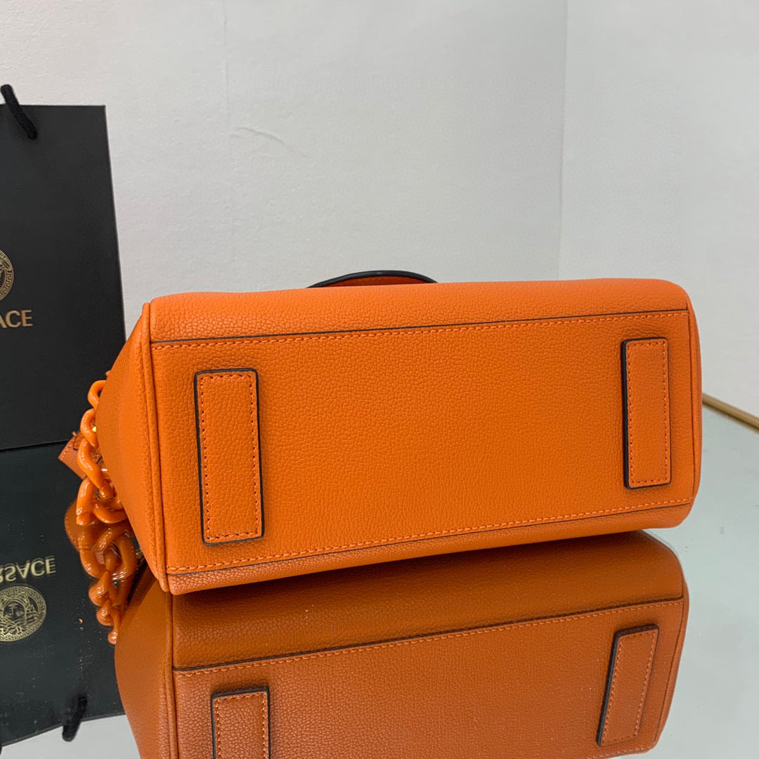 Versace DBFI039 La Medusa Medium Handbag 1039 Orange