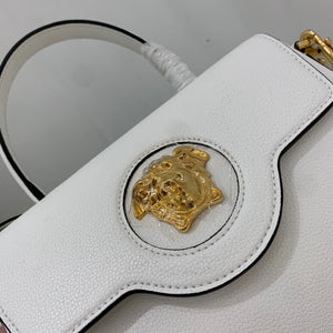 Versace DBFI039 La Medusa Medium Handbag 1039 White Gold - Default Title - View 5