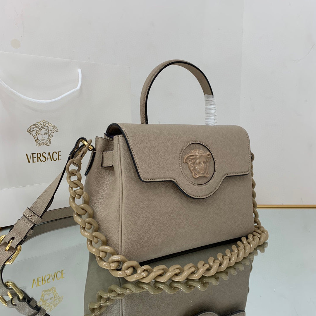 Versace DBFI039 La Medusa Medium Handbag 1039 Gray - Default Title - View 3