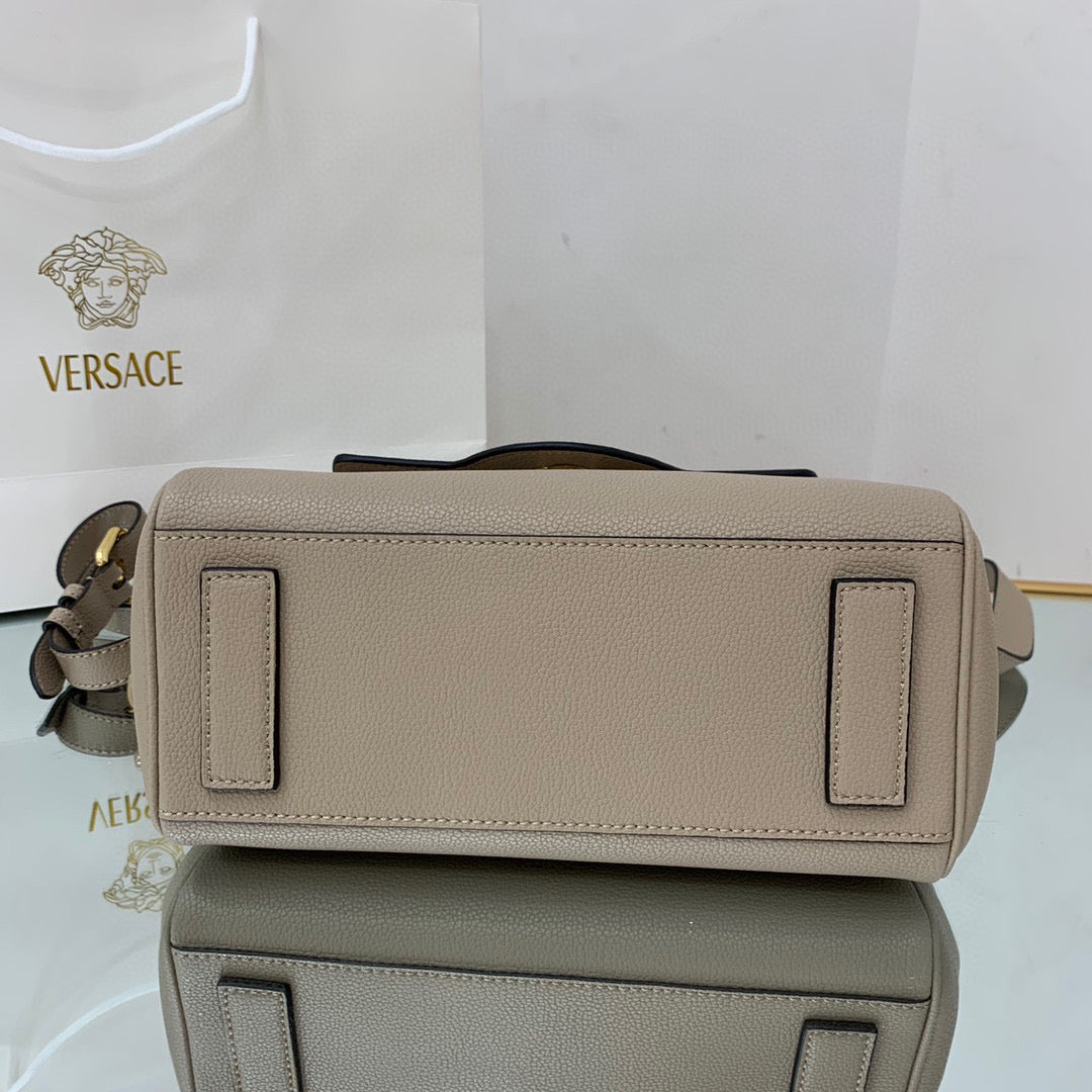 Versace DBFI039 La Medusa Medium Handbag 1039 Gray