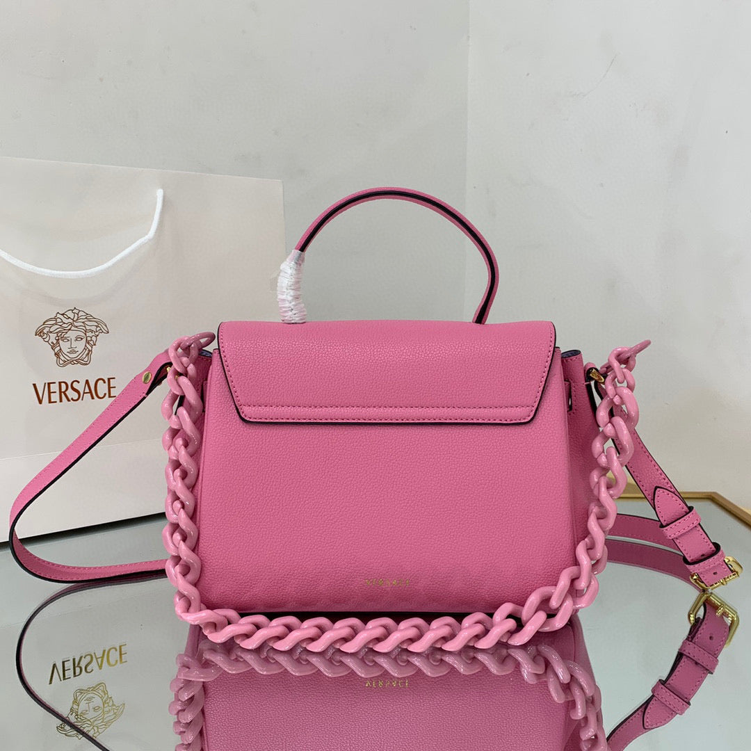 Versace DBFI039 La Medusa Medium Handbag 1039 Pink