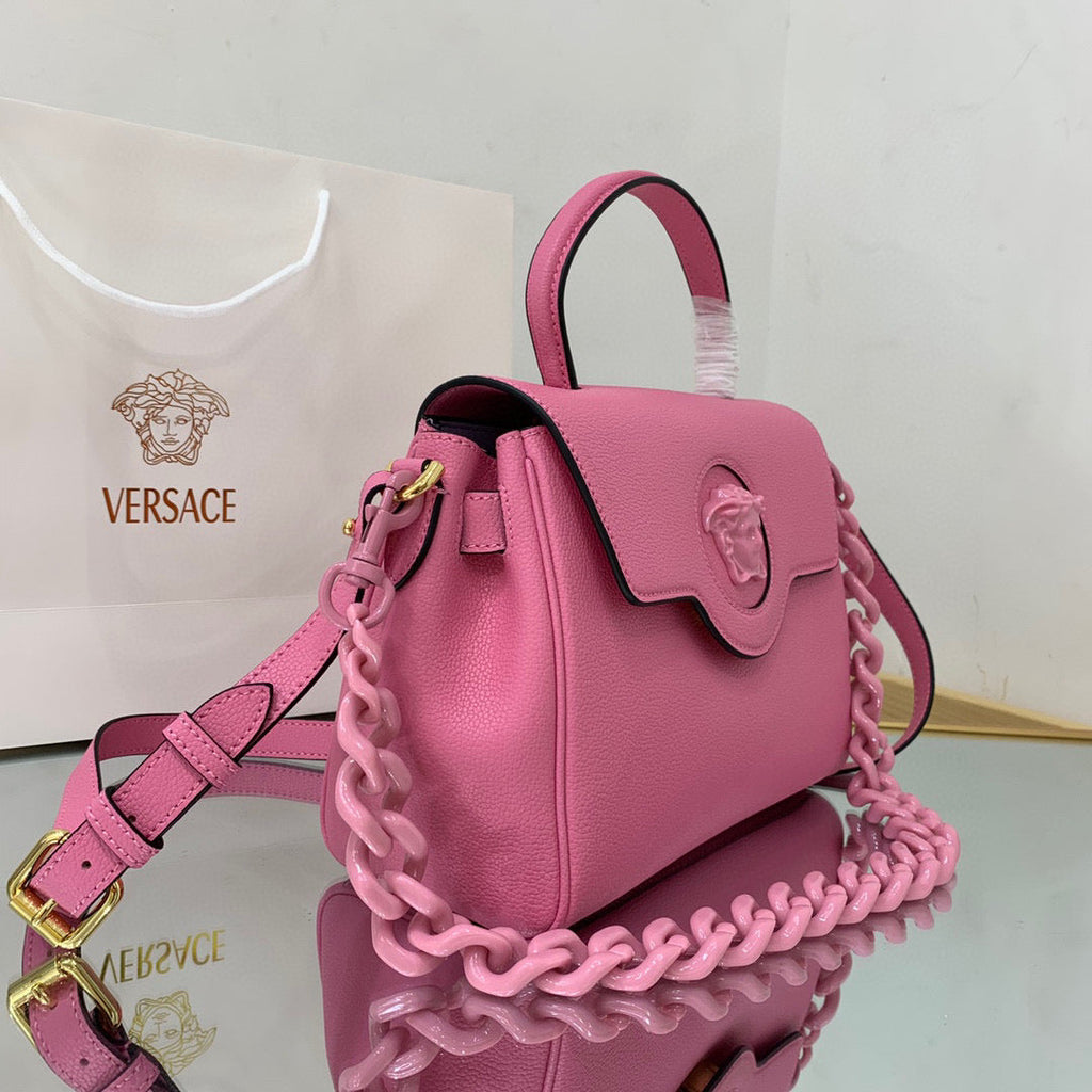 Versace DBFI039 La Medusa Medium Handbag 1039 Pink