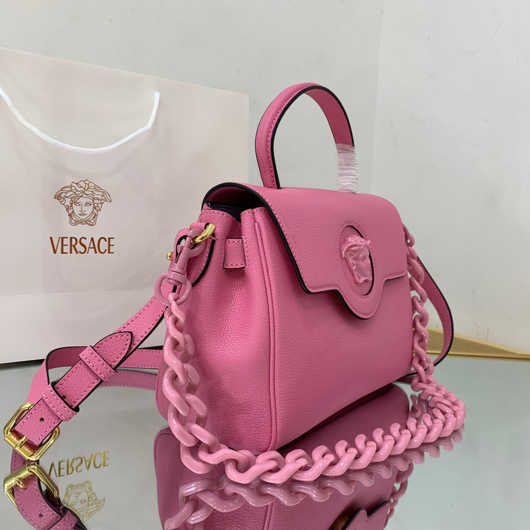 Versace DBFI039 La Medusa Medium Handbag 1039 Pink