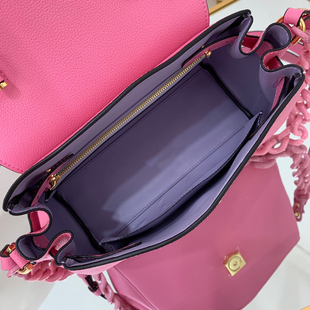 Versace DBFI039 La Medusa Medium Handbag 1039 Pink