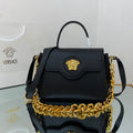 Versace DBFI039 La Medusa Medium Handbag 1039 Black Gold - Default Title - View 1