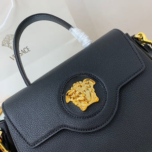Versace DBFI039 La Medusa Medium Handbag 1039 Black Gold - Default Title - View 5