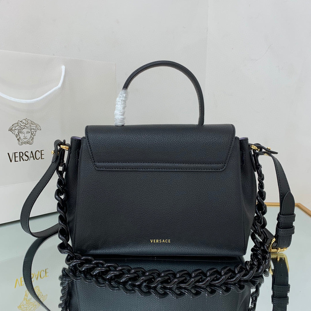 Versace DBFI039 La Medusa Medium Handbag 1039 Black - Default Title - View 2