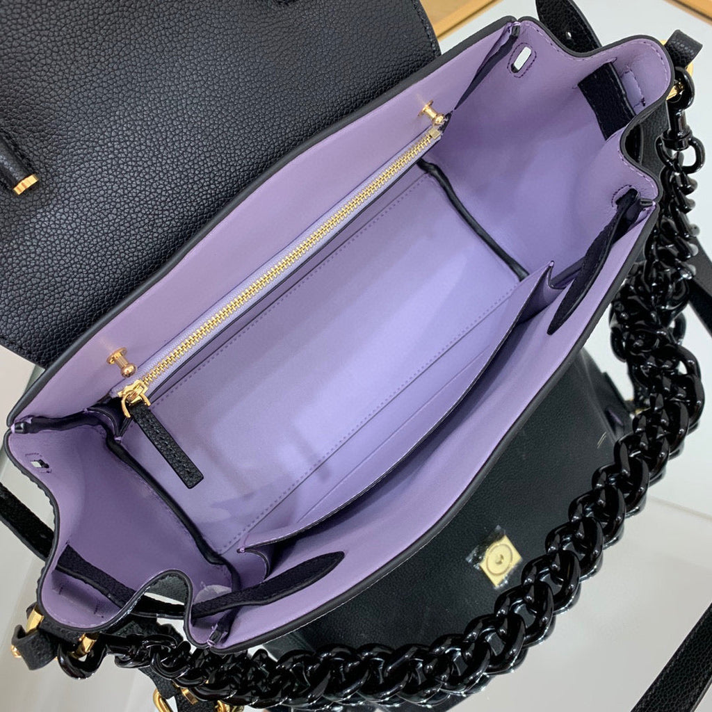 Versace DBFI039 La Medusa Medium Handbag 1039 Black