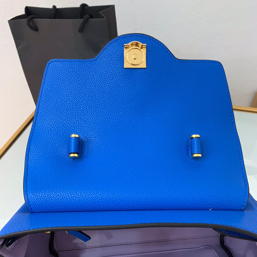 Versace DBFI039 La Medusa Medium Handbag 1039 Blue