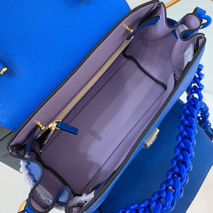 Versace DBFI039 La Medusa Medium Handbag 1039 Blue - Default Title - View 7