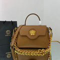 Versace DBFI039 La Medusa Medium Handbag 1039 Tan - Default Title - View 1