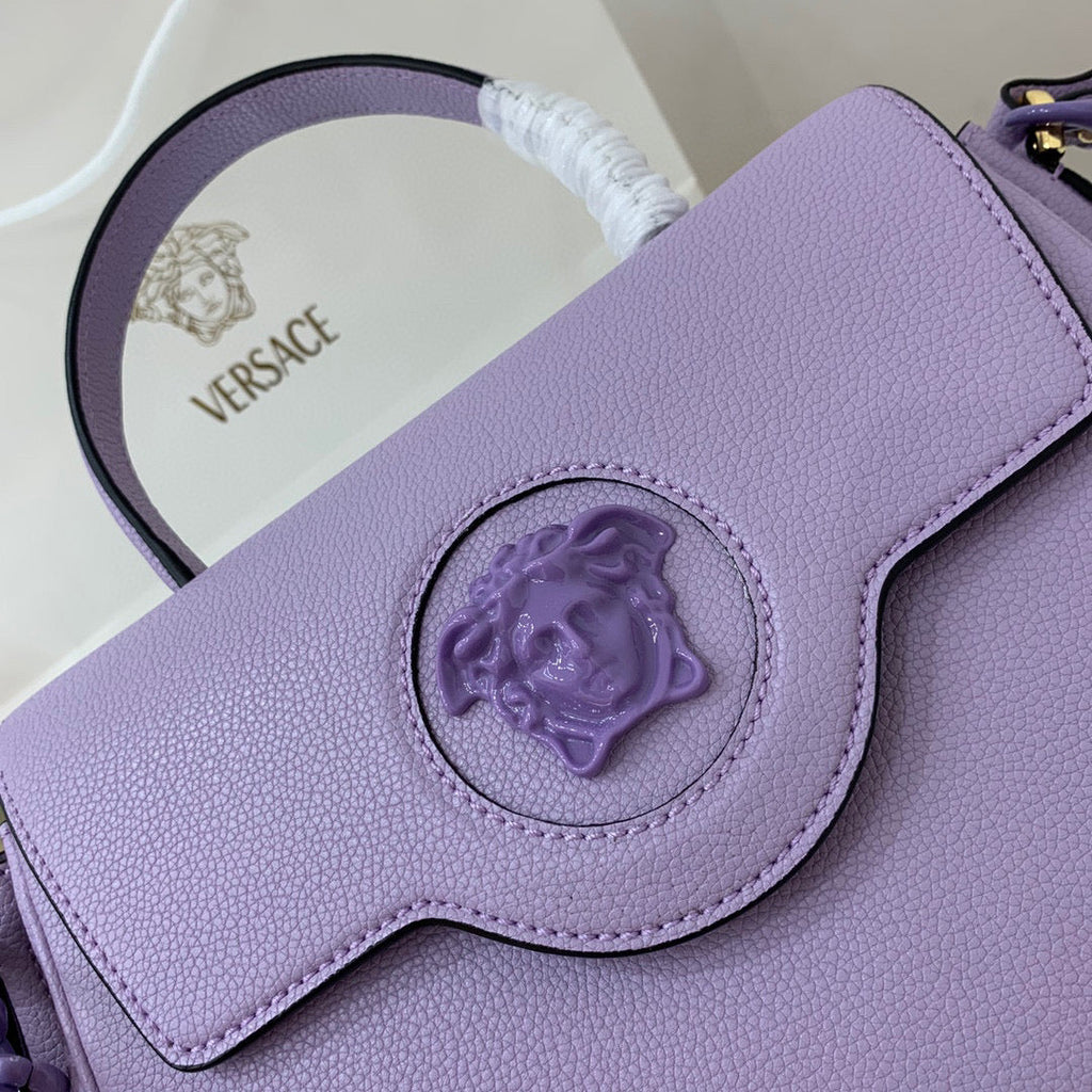 Versace DBFI039 La Medusa Medium Handbag 1039 Purple