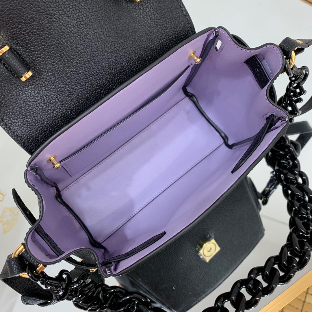 Versace DBFI040 La Medusa Small Handbag 1040 Black