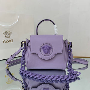 Versace DBFI040 La Medusa Small Handbag 1040 Purple - Default Title - View 1