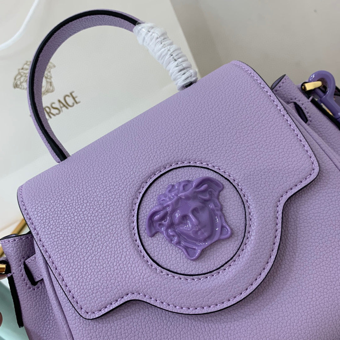 Versace DBFI040 La Medusa Small Handbag 1040 Purple