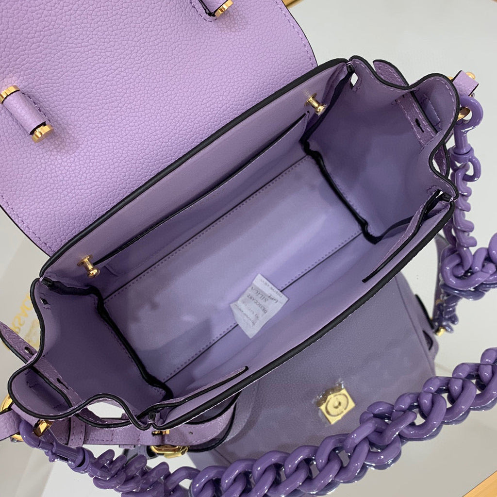 Versace DBFI040 La Medusa Small Handbag 1040 Purple