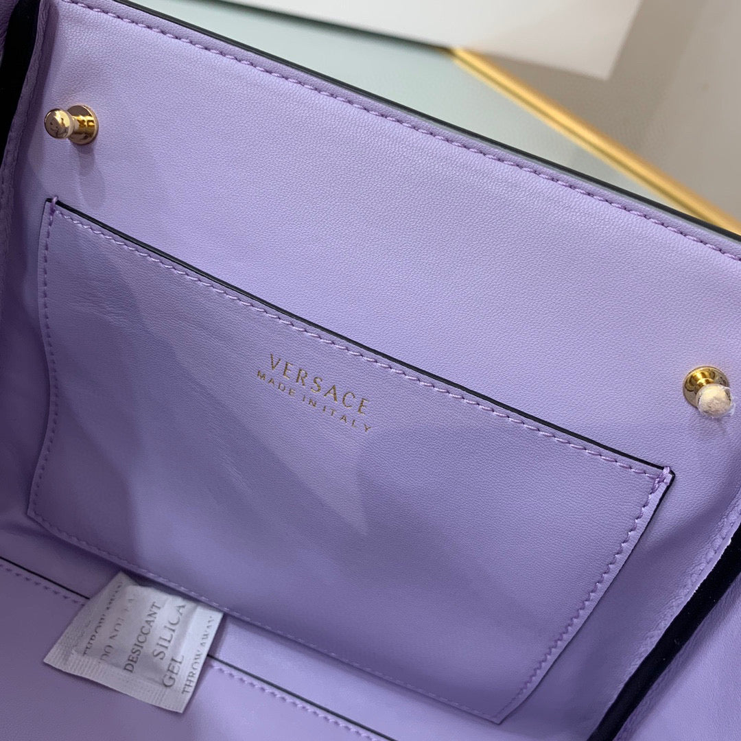 Versace DBFI040 La Medusa Small Handbag 1040 Purple