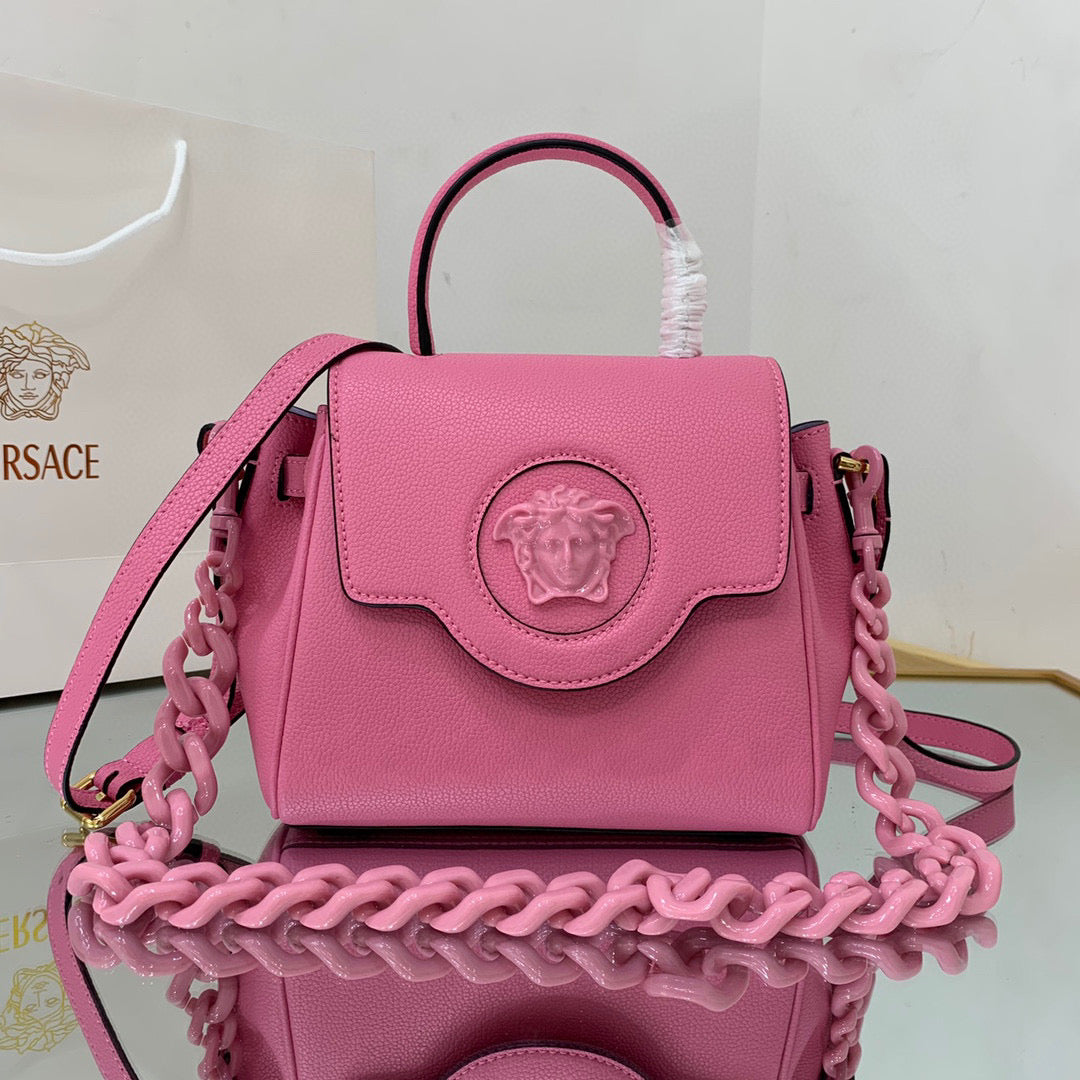 Versace DBFI040 La Medusa Small Handbag 1040 Pink - Default Title - View 1