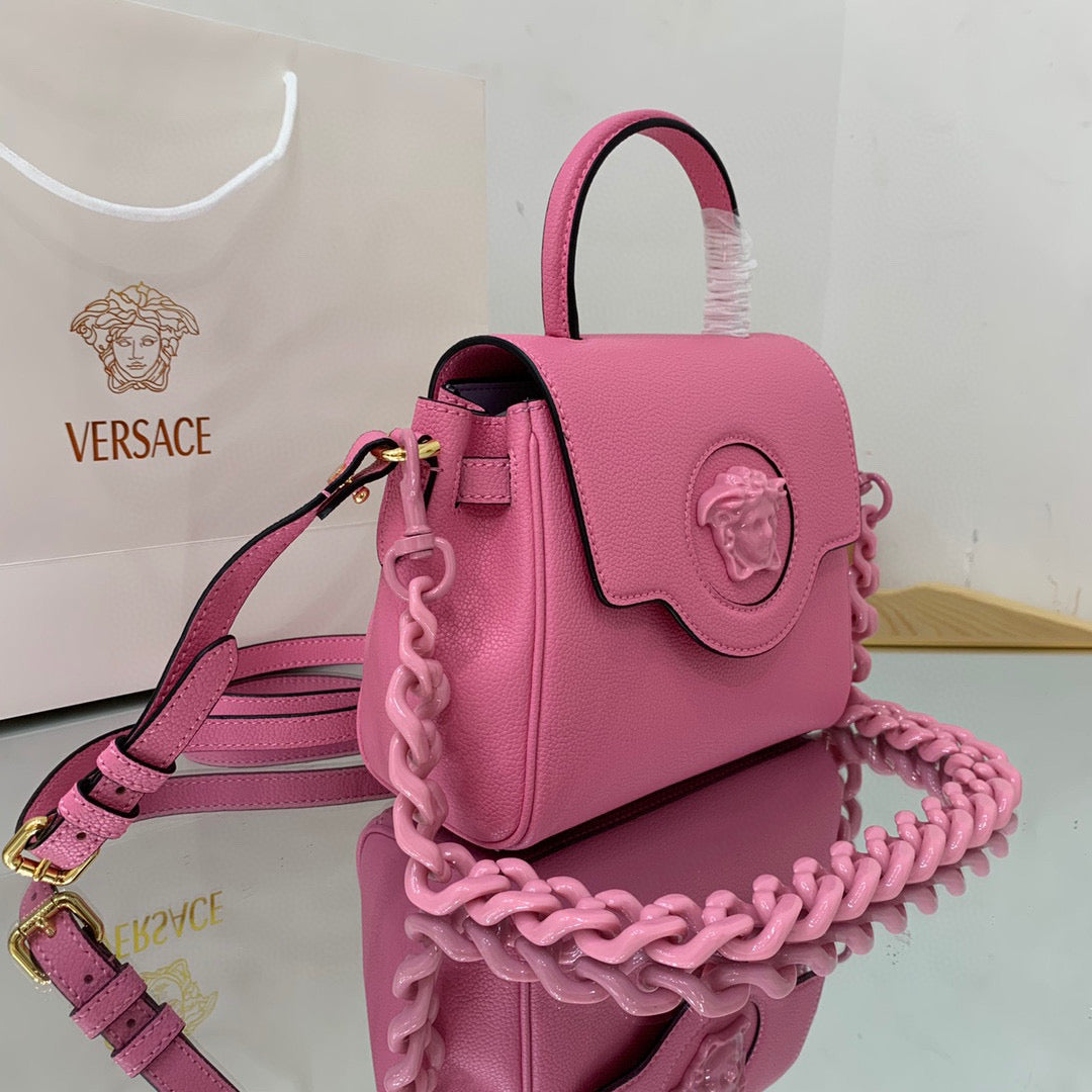 Versace DBFI040 La Medusa Small Handbag 1040 Pink
