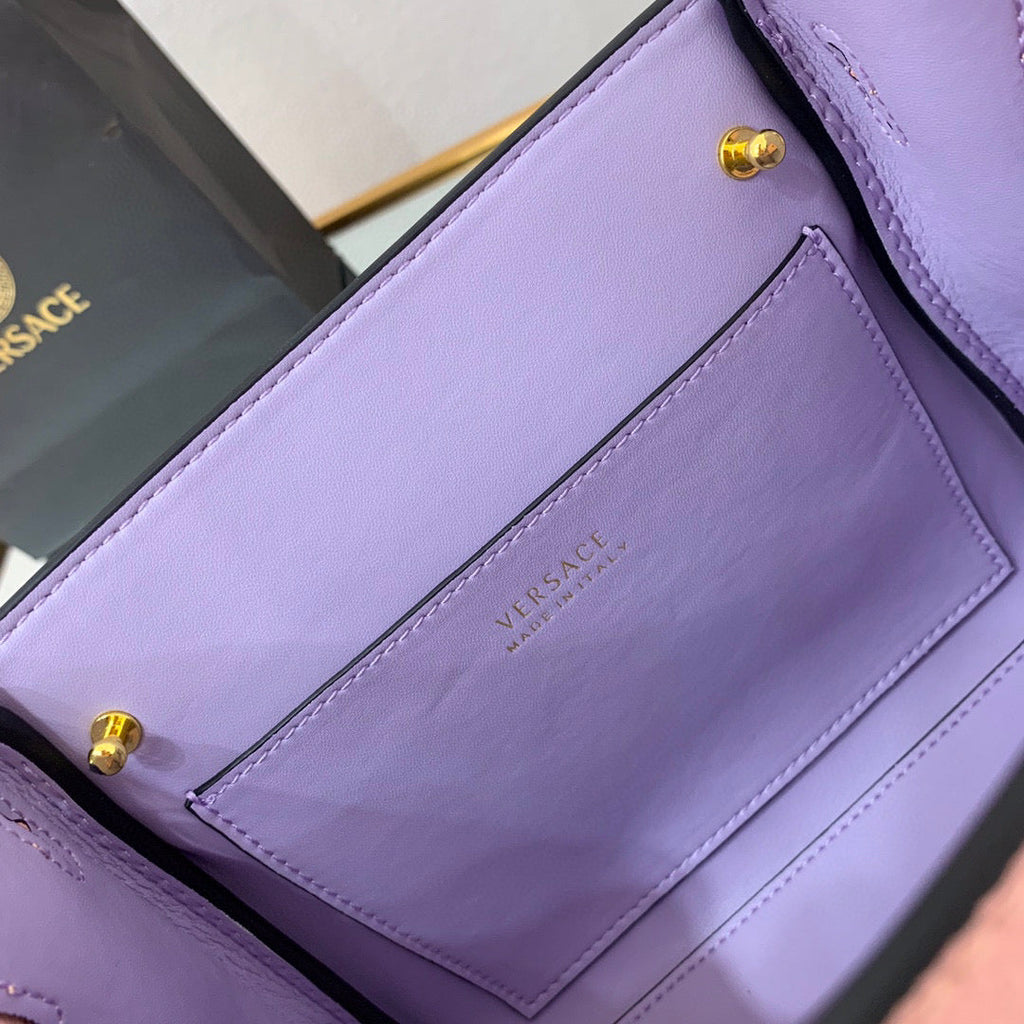 Versace DBFI040 La Medusa Small Handbag 1040 Pink Plum
