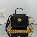 Versace DBFI040 La Medusa Small Handbag 1040 Black Gold - Default Title - View 1