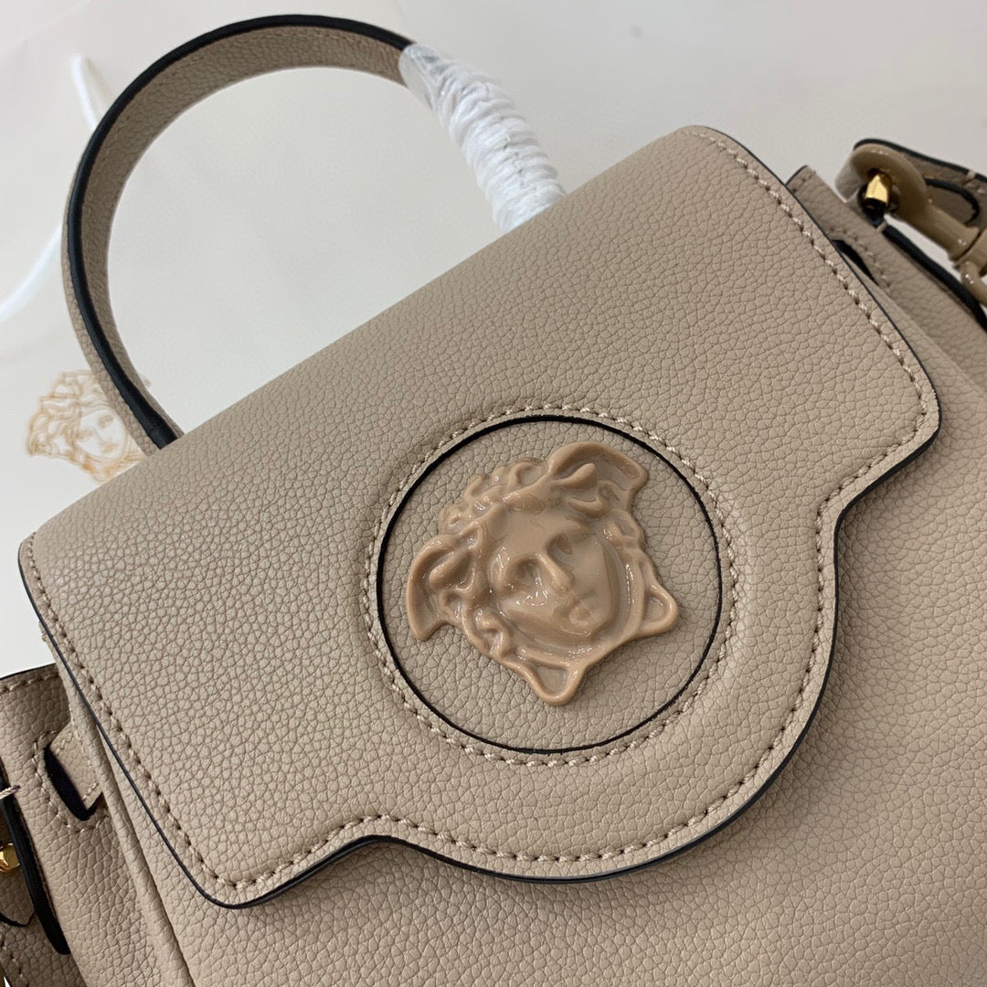 Versace DBFI040 La Medusa Small Handbag 1040 Gray