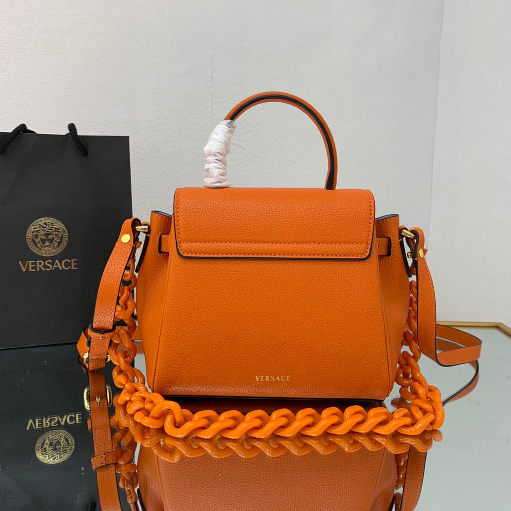 Versace DBFI040 La Medusa Small Handbag 1040 Orange