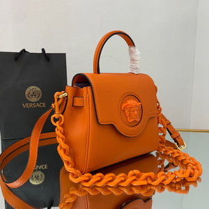 Versace DBFI040 La Medusa Small Handbag 1040 Orange - Default Title - View 3