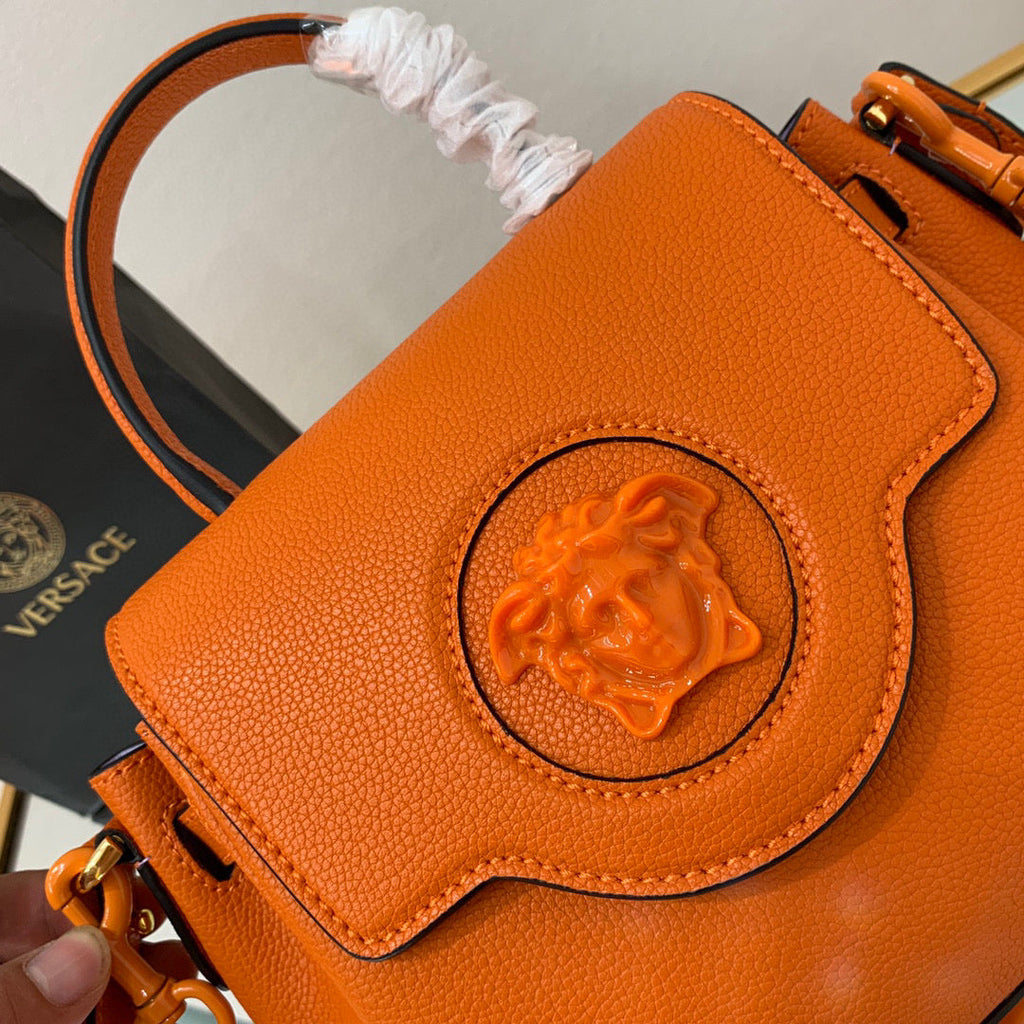 Versace DBFI040 La Medusa Small Handbag 1040 Orange