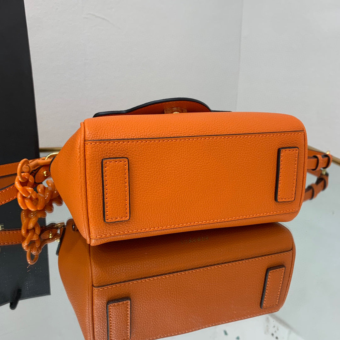 Versace DBFI040 La Medusa Small Handbag 1040 Orange