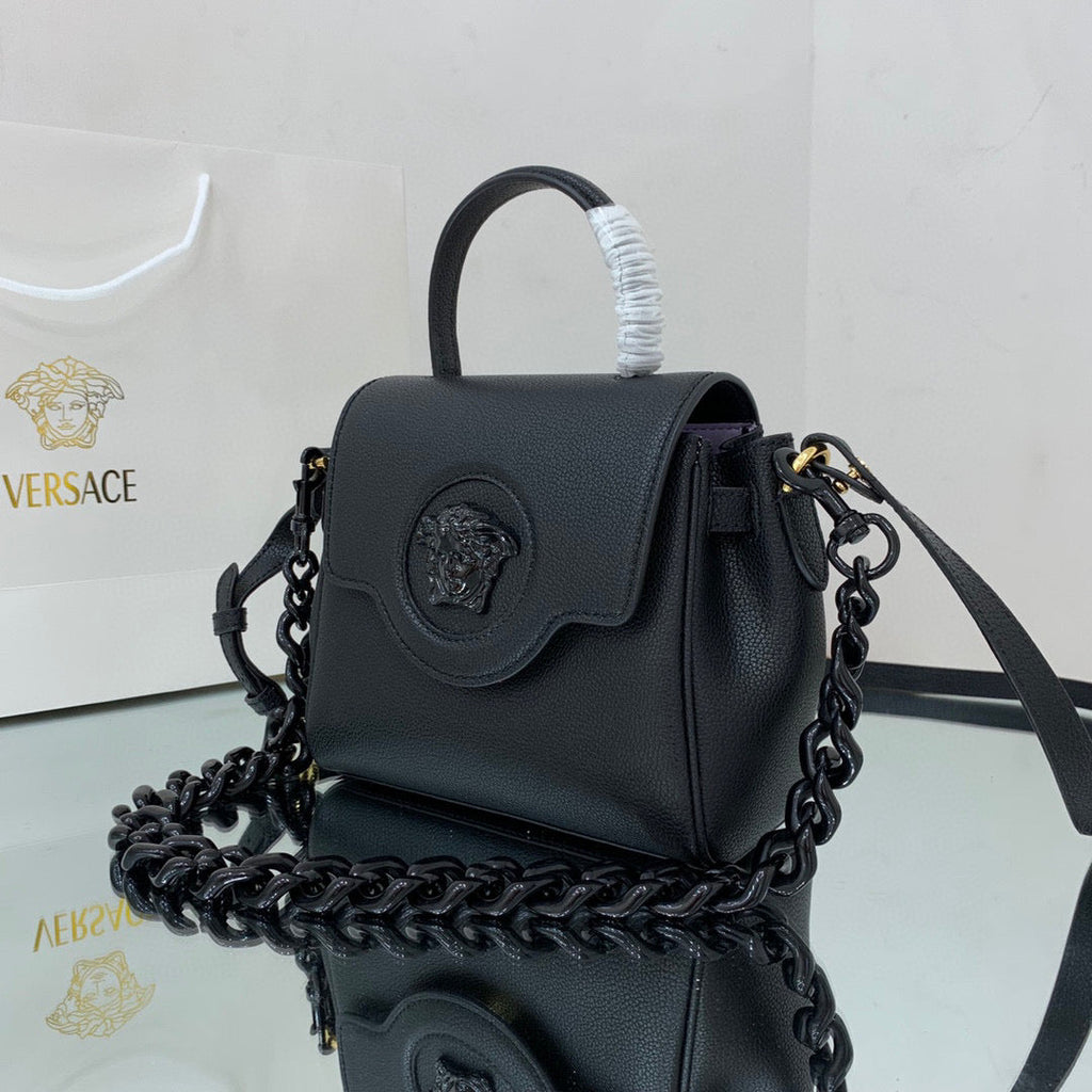 Versace DBFI040 La Medusa Small Handbag 1040 Black