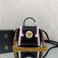 Versace DBFI040 La Medusa Small Handbag Black white - Default Title - View 1