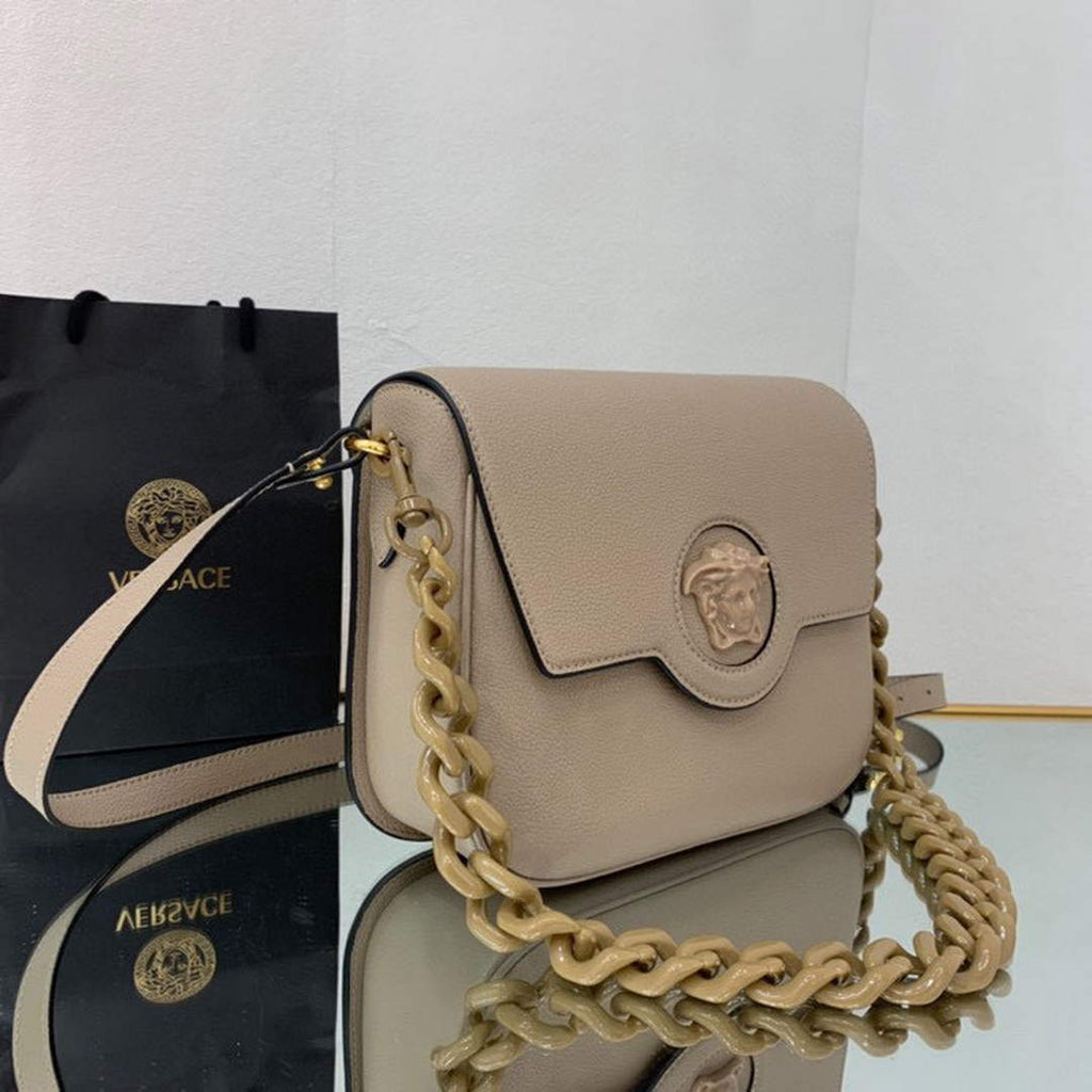 Versace DBFI067 La Medusa Small Handbag 1067 Gray