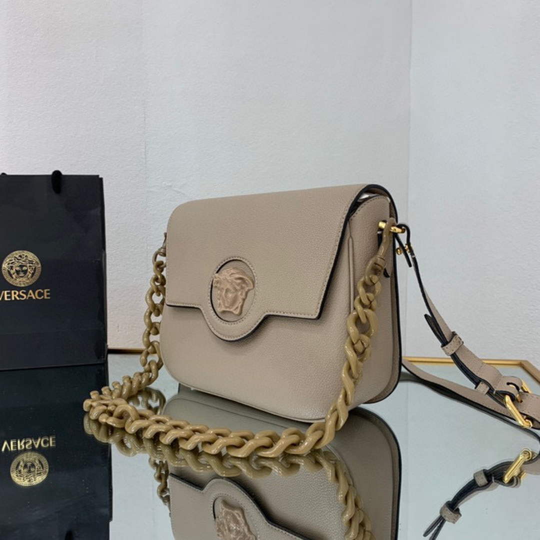 Versace DBFI067 La Medusa Small Handbag 1067 Gray
