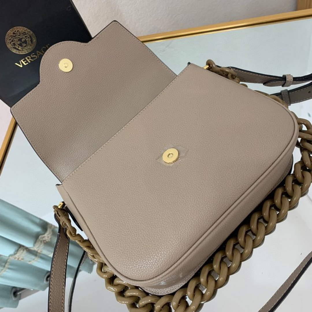 Versace DBFI067 La Medusa Small Handbag 1067 Gray