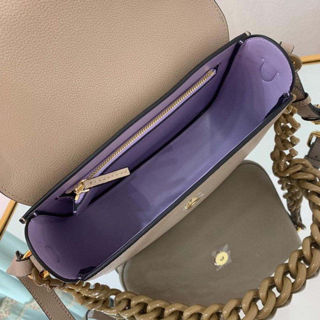 Versace DBFI067 La Medusa Small Handbag 1067 Gray