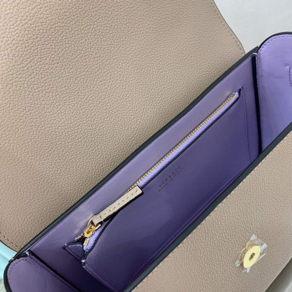 Versace DBFI067 La Medusa Small Handbag 1067 Gray