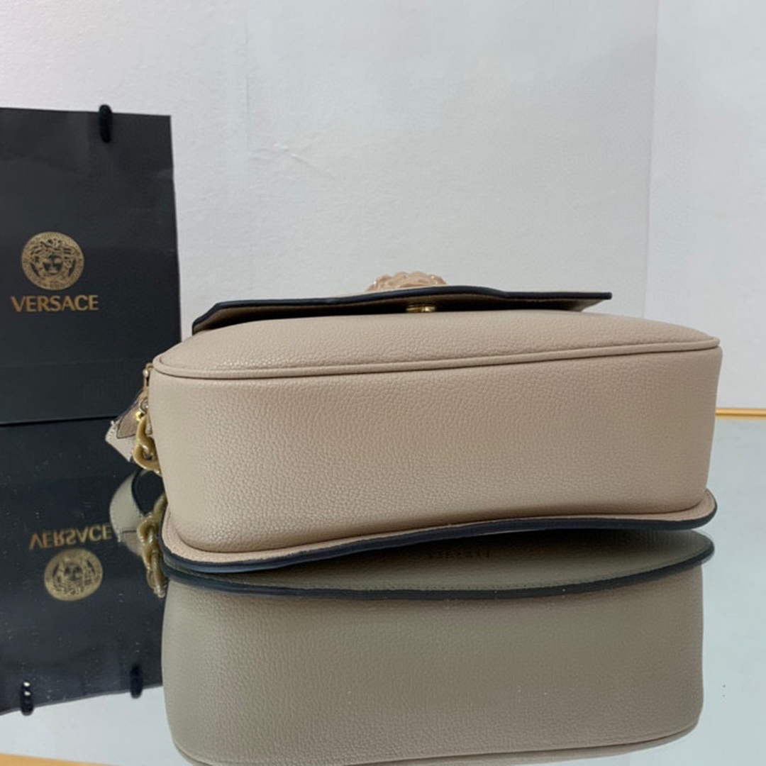 Versace DBFI067 La Medusa Small Handbag 1067 Gray