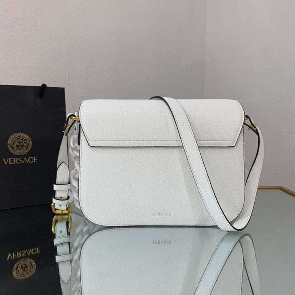 Versace DBFI067 La Medusa Small Handbag 1067 White