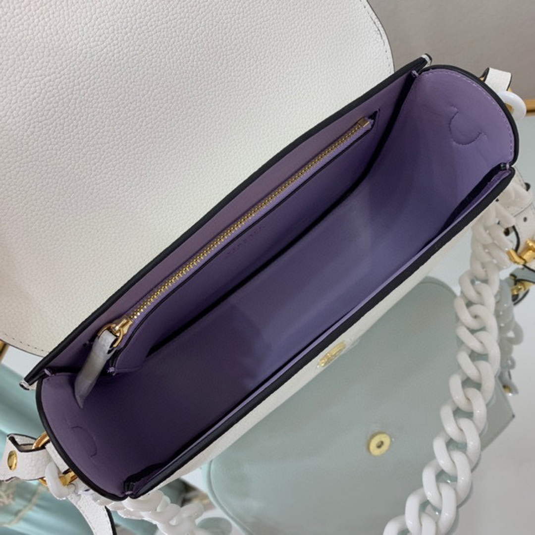 Versace DBFI067 La Medusa Small Handbag 1067 White
