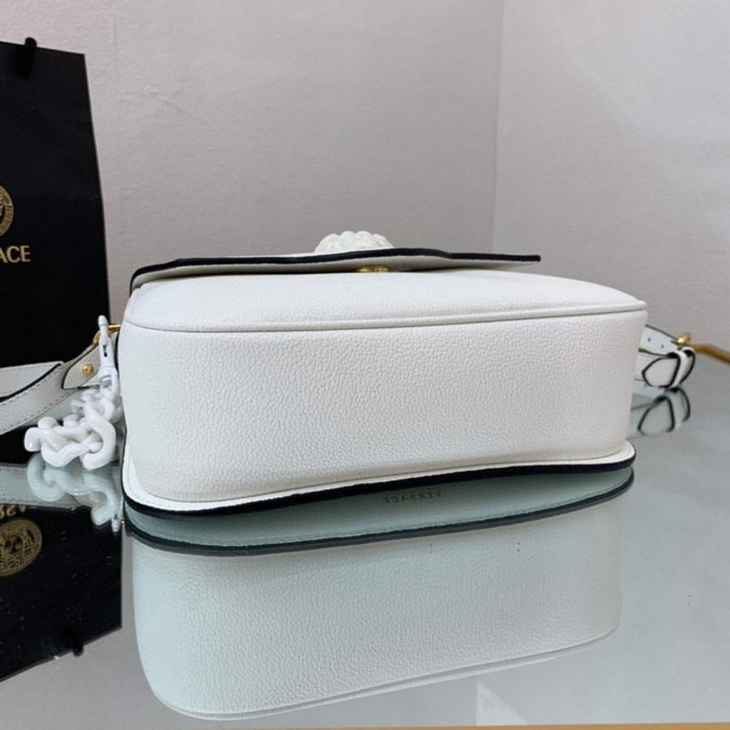 Versace DBFI067 La Medusa Small Handbag 1067 White