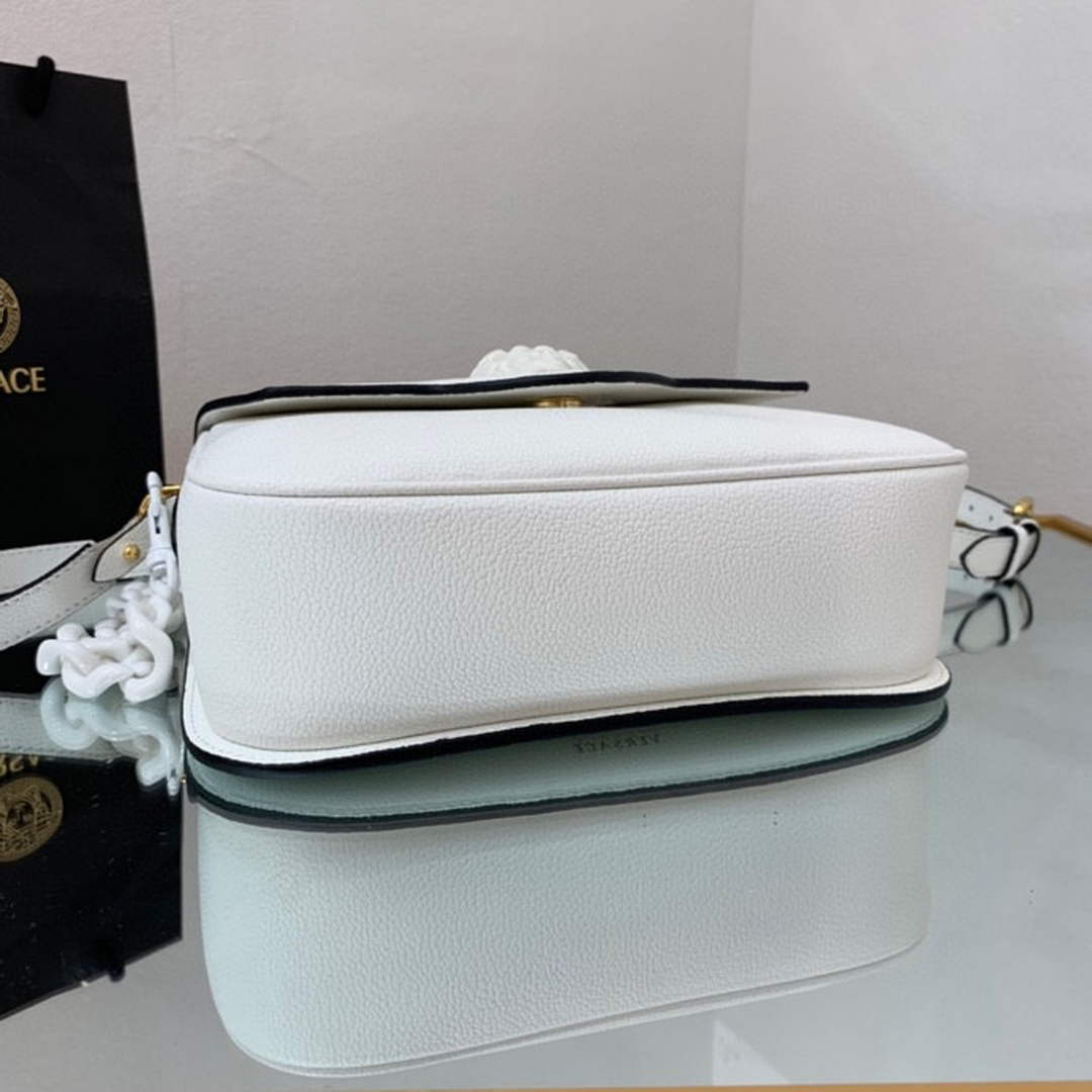 Versace DBFI067 La Medusa Small Handbag 1067 White