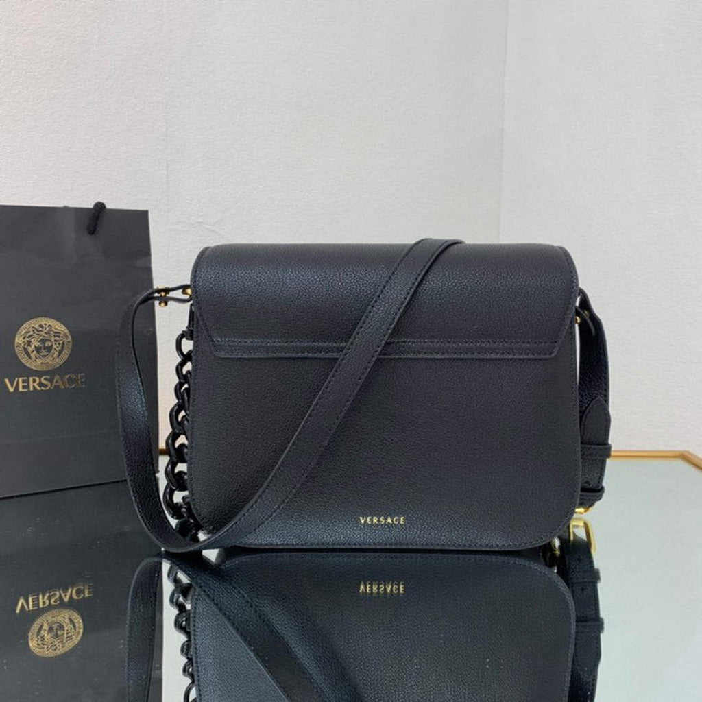 Versace DBFI067 La Medusa Small Handbag 1067 Black
