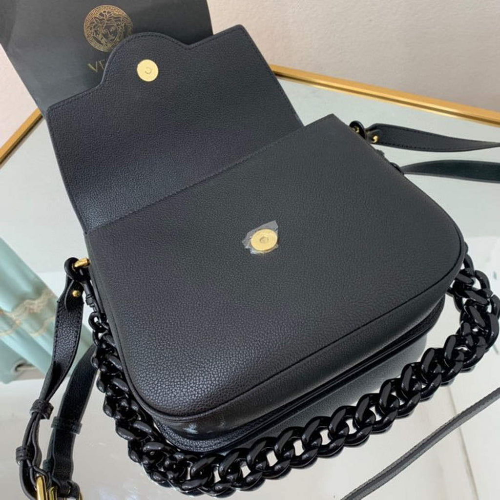 Versace DBFI067 La Medusa Small Handbag 1067 Black