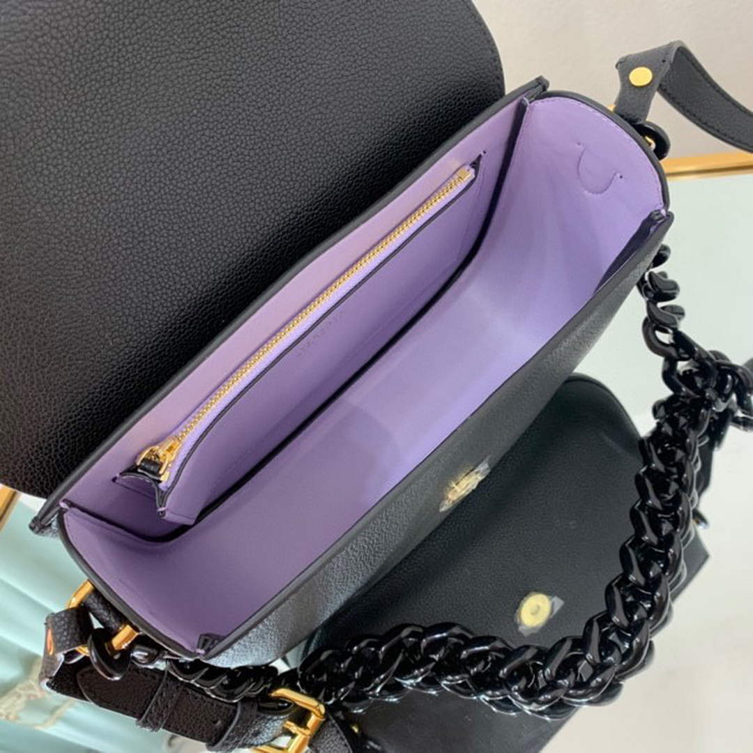 Versace DBFI067 La Medusa Small Handbag 1067 Black - Default Title - View 7