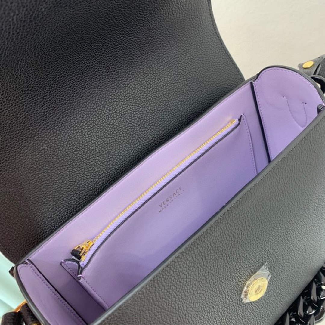 Versace DBFI067 La Medusa Small Handbag 1067 Black